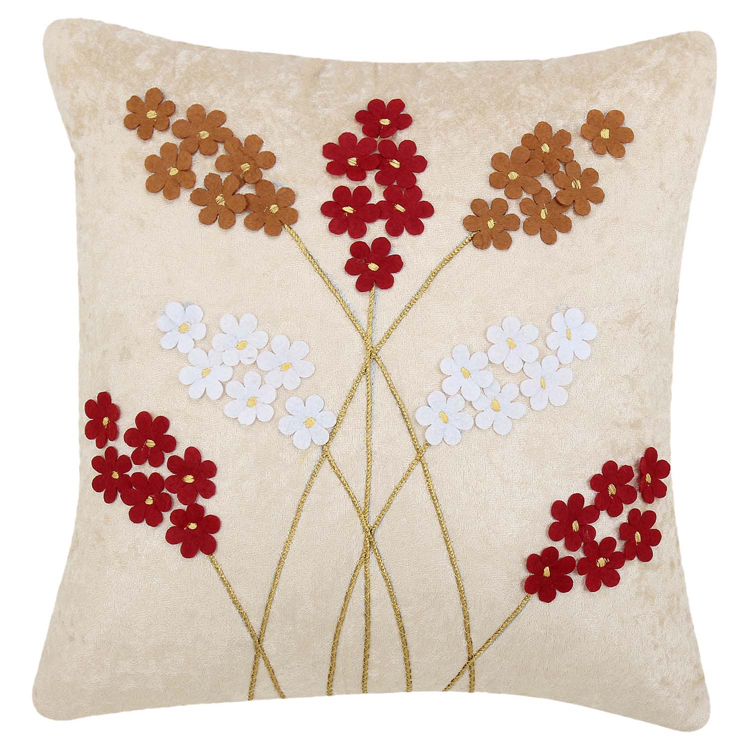 Desi Kapda Floral Cushions Cover