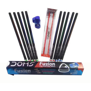 Detec™ Doms Fusion Xtra Dark Writing Pencil (Pack of 50)