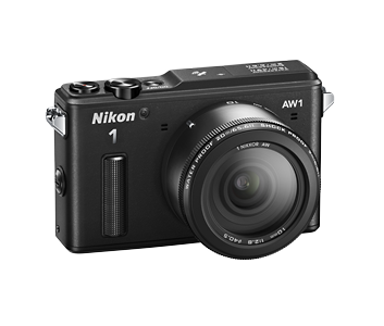 Nikon NIKON1 AW1 14.1MP डिजिटल SLR कैमरा (काला)