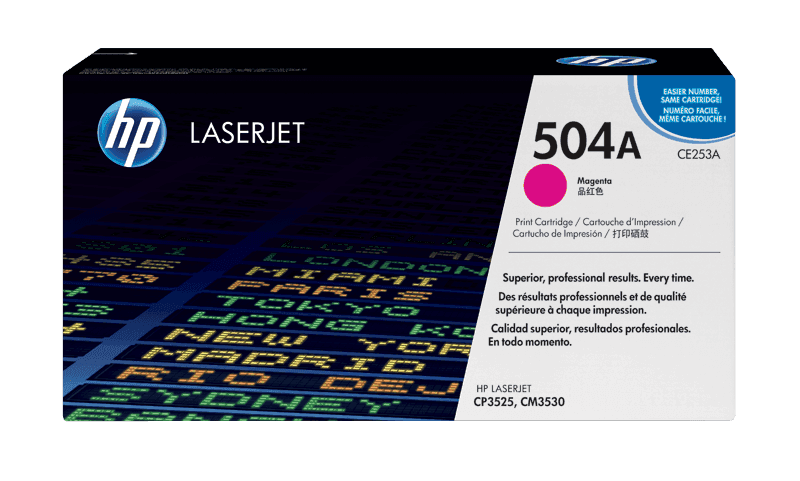 HP 504A Magenta Original LaserJet Toner Cartridge