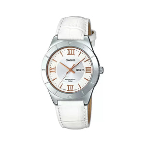 Casio Enticer Ladies LTP 1410L 7A1VDF A1190 White Analog Women's Watch