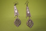 Load image into Gallery viewer, Detec Homzë Earrings - Silver Oxidised 
