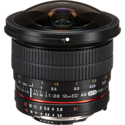 Nikon Ae के लिए सैमयांग एमएफ 12mm F2.8 लेंस