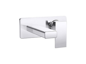 Kohler Strayt K-20739IN-4ND-CP Wall mount single-control basin faucet trim in polished chrome