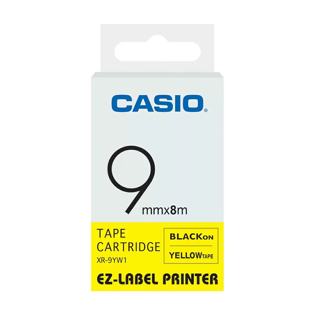 Casio XR 9YW1 G09 Color Tape For Asset Labelling