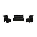 Load image into Gallery viewer, Detec™Marine Fibre Leather Sofa Set in Black Colour
