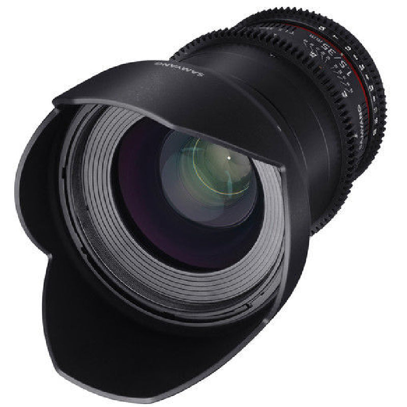 Nikon F के लिए सैम्यांग सिने 35mm T1.5 Vdslr II लेंस