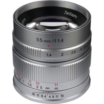 7 Artisans 55mm F1.4 Sony Silver E Mount