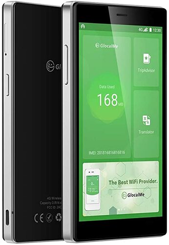 GlocalMe G4 Pro 4G LTE Mobile Hotspot Router 5 Touch Screen Black