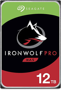 Seagate IronWolf Pro 12TB NAS Internal Hard Drive HDD 3.5 Inch SATA 6Gb/s 7200 RPM