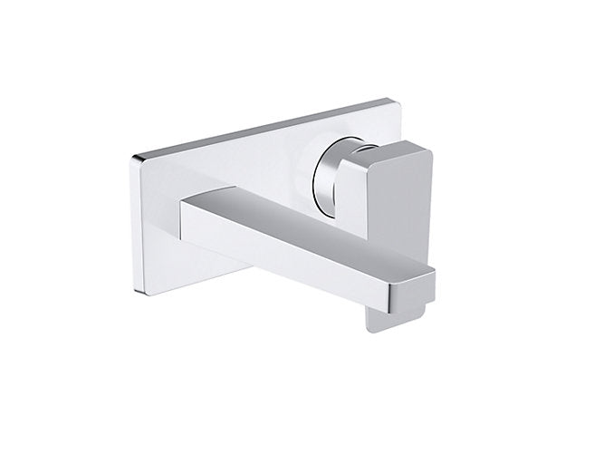Kohler Hone K-22540IN-4ND-CP Single-control wall mount basin faucet trim in polished chrome