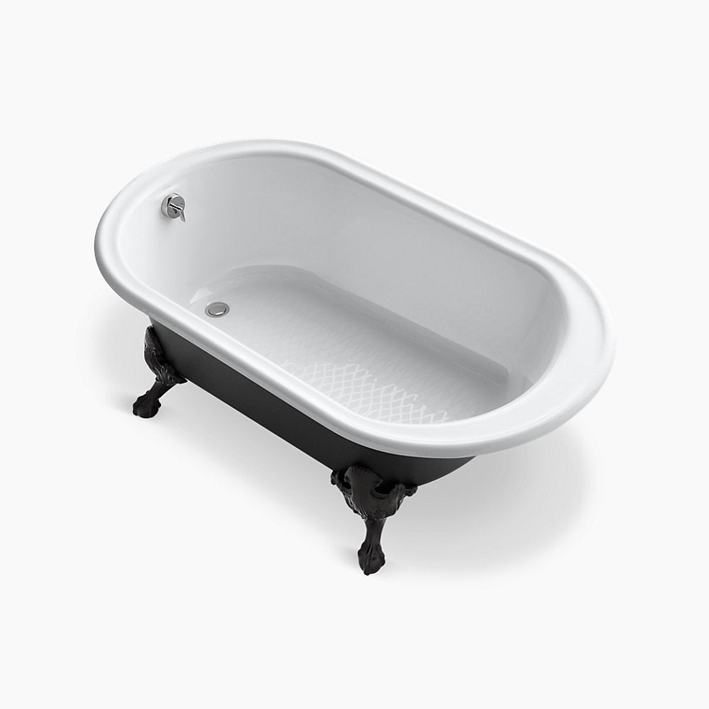 Kohler Iron Works Historic 66 x 36 Inch Freestanding Oval Bath K-710-P5-0