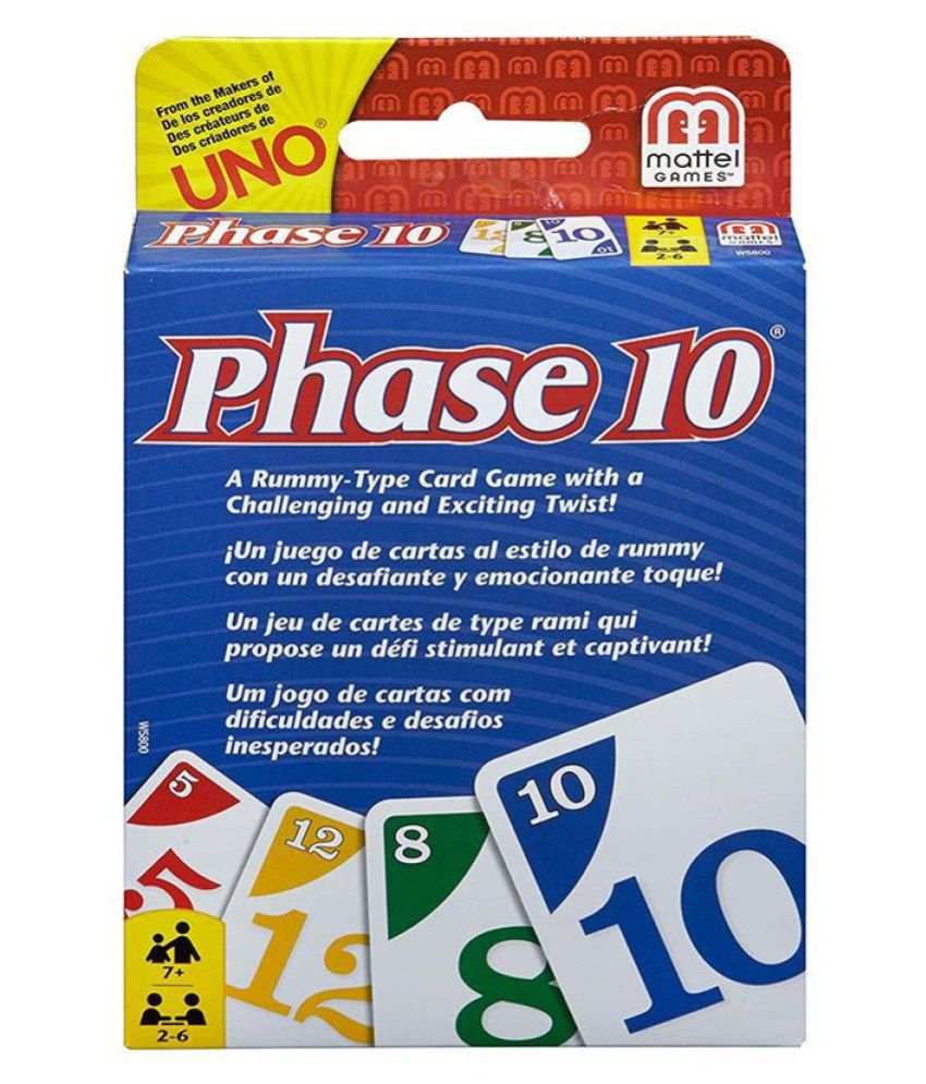 Mattel Phase 10 Card Game 