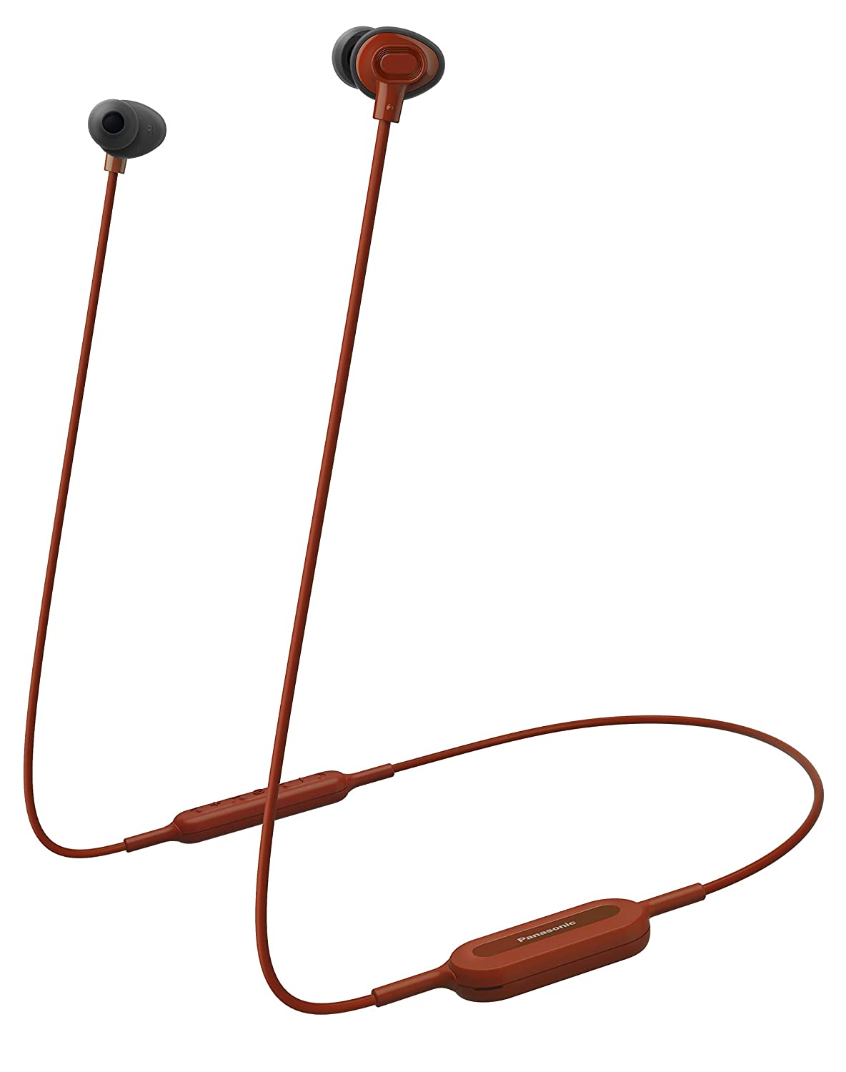 Panasonic Wireless in-ear Headphones Bass System Red Rp Nj310bge
