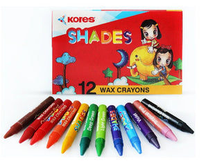 Kores Kool Toolz Wax Crayons Shades 12 Pack of 30