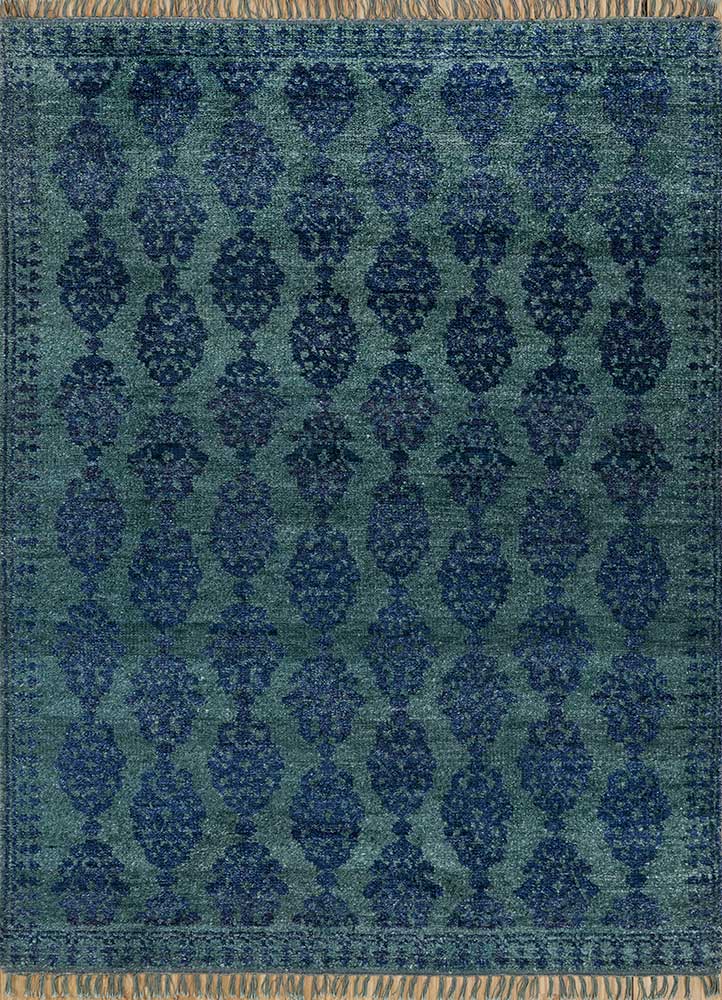Jaipur Rugs Liberty Others Material Hand Knotted Weaving 5x8 ft Twilight Blue