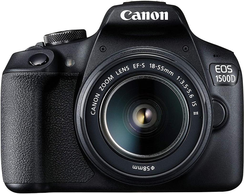 Canon EOS 1500D 24.1 डिजिटल SLR कैमरा (काला) EF S18-55 II लेंस के साथ