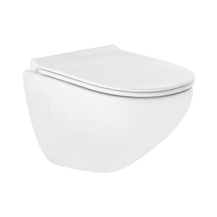 Parryware Wall Mounted White Closet WC Cardiff Rimless C022K