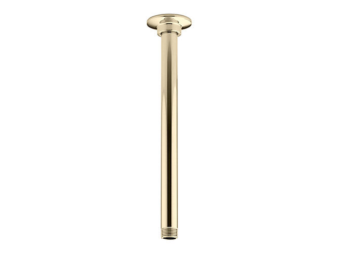 Kohler Shower Arm Ceiling-mount Shower Arm in French Gold K-16347IN-AF