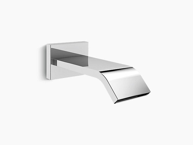 Kohler Loure Wall mount bath spout in polished chrome