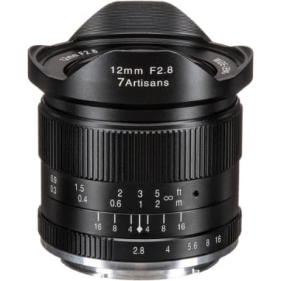 7 Artisans 12mm F2.8 Sony Black E Mount