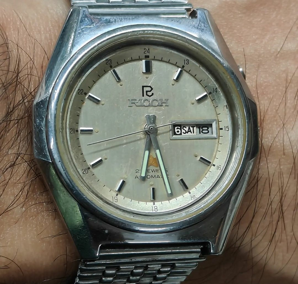Vintage Ricoh 21 Jewels Automatic Code 1.M2 Watch