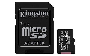 Open Box, Unused Kingston Canvas Select Plus 64GB microSD Card Class Pack of 10