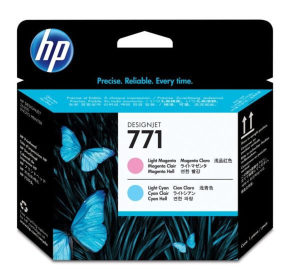 HP 771 Light Magenta and Light Cyan Designjet Printhead