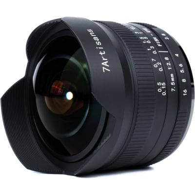 Nikon Z Black के लिए 7 कारीगर फोटोइलेक्ट्रिक 7.5 मिमी F2.8 II फिशआई लेंस
