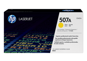 HP 507A Yellow Original LaserJet Toner Cartridge