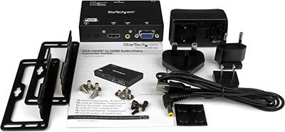StarTech.com 2x1 VGA + HDMI to HDMI Switch Selector Box 1080p Multi Video Input