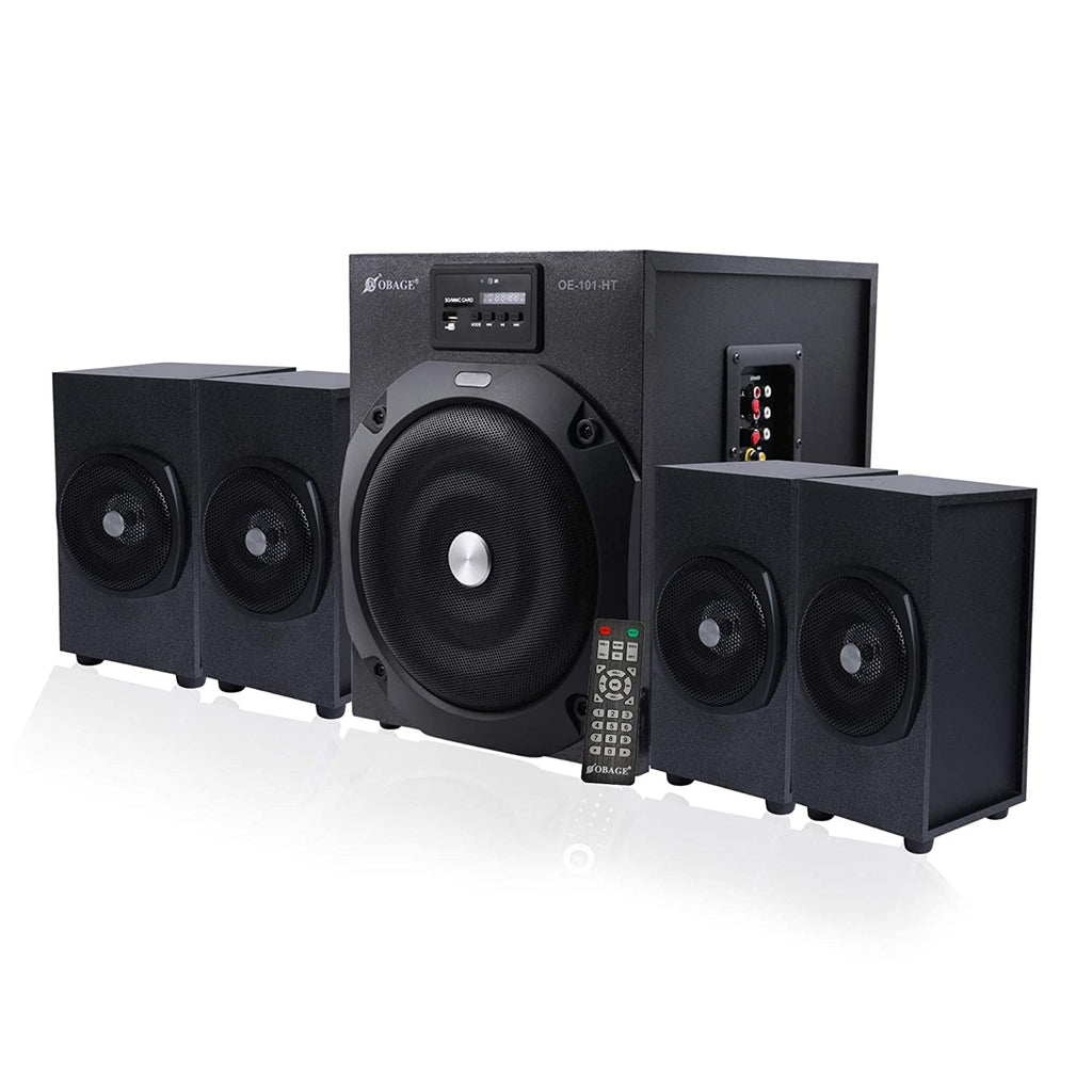 Open Box Unused Obage Ht-101 65w 4.1 Channel Usb, Auxiliary Subwoofer