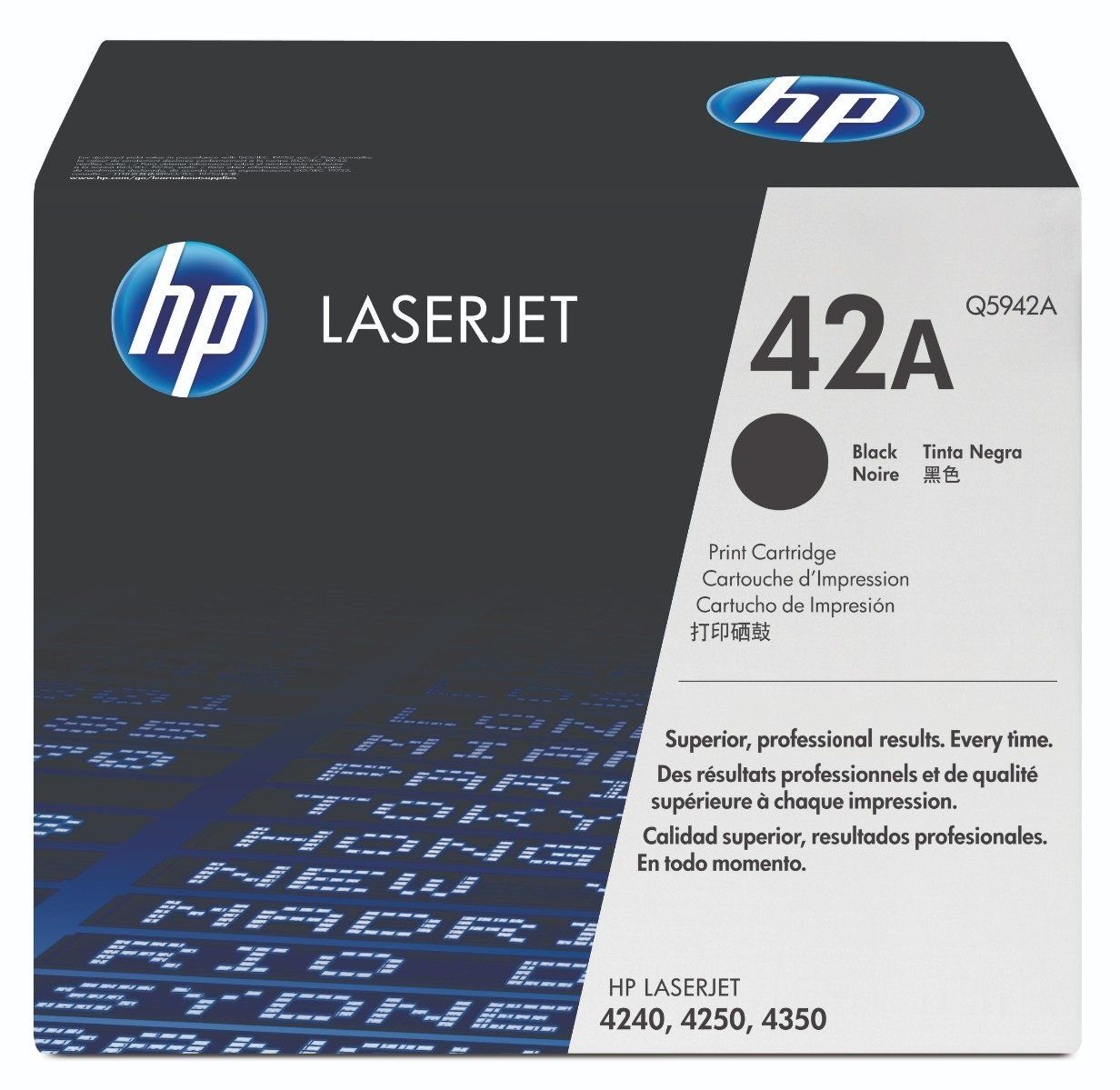 HP 42A Black Original LaserJet Toner Cartridge