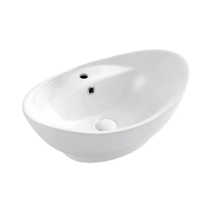 Parryware Table Top Oval Shaped White Basin Area Presidia C891G