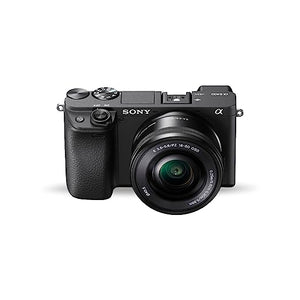 Used Sony Alpha ILCE-6400L 24.2MP Mirrorless Camera Black with 16-50mm Power Zoom Lens