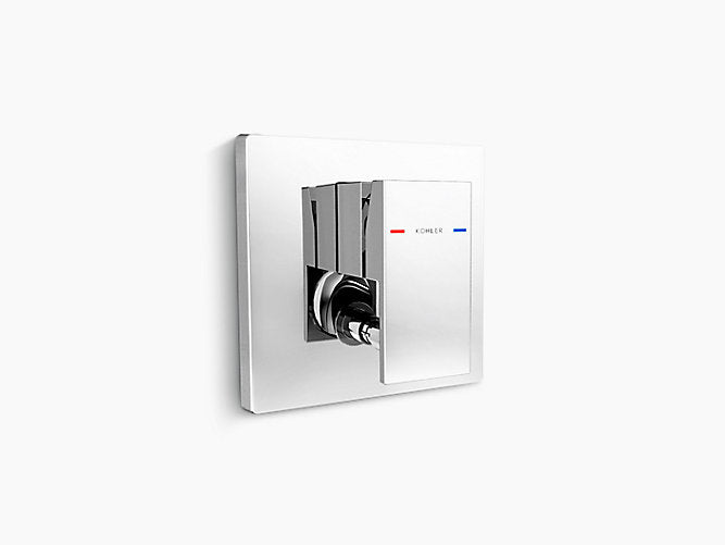 Kohler Loure 40mm Recessed bath and shower trim in polished chrome in polished chrome