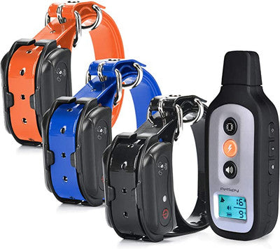 PetSpy XPro 3 Dog Training Shock Collar for Three Dogs with Remote Small to Large Dogs