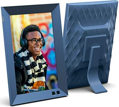Lola Smart Digital Picture Frame 8 Inch Share Moments Blueberry