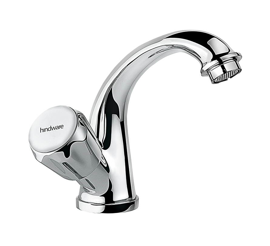 Hindware Classik Swan Neck Tap (Left Hand Operating Knob) F200012