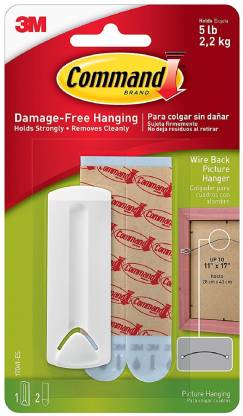 Detec™ 3M Command  Wire-Back Picture Hanger Pack of 40