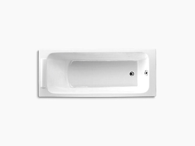 Kohler Parallel 1.7m Drop-In Cast Iron Bath K-1876T-0