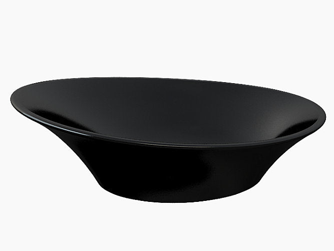 Kohler Veil Vessel basin without faucet hole in black