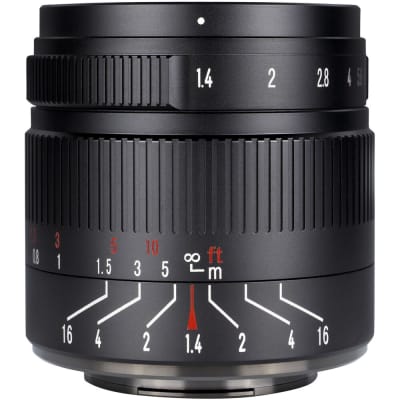 7artisans Photoelectric 55mm F1.4 Mark II Lens for Fujifilm X Black