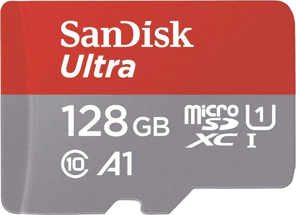 Open Box, Unused SanDisk Ultra microSD UHS-I Card 128GB, 120MB/s R Pack of 5