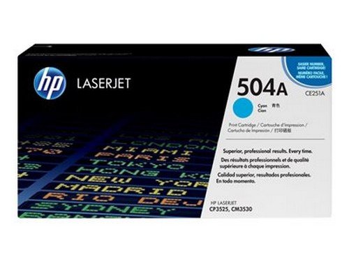 HP 504A Cyan Original LaserJet Toner Cartridge