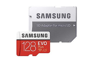 Open Box, Unused Samsung EVO Plus 128GB microSDXC UHS-I U3 100MB/s Full HD Pack of 5