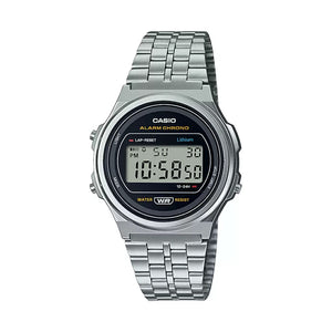 Casio Vintage Series Digital A171WE 1ADF D223 Silver Unisex Watch