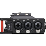 Load image into Gallery viewer, Tascam DR-70D 6 Input  4 Track Multi Track Field Recorder with Onboard Omni Microphones
