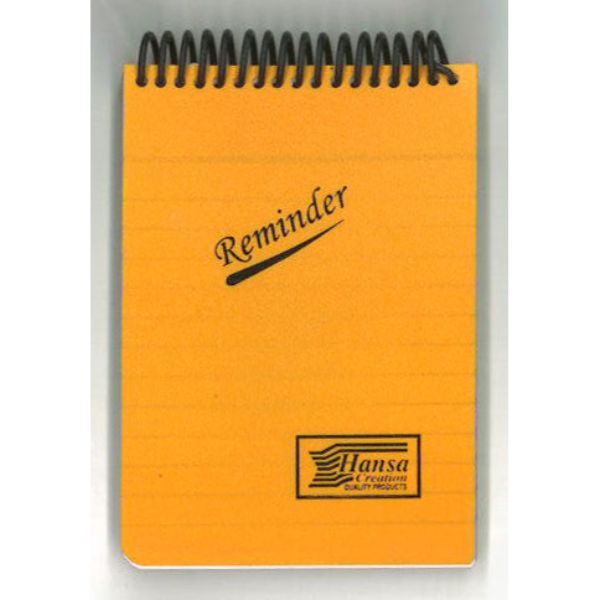 Detec™ Hansa Pocket Reminder Spiral Notebook ( Pack of 10)
