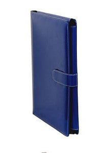 Sukeshcraft Dak File Folder With Belt Patent Blue